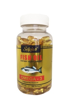 Selpiar Omega 3 Balık Yağı 1000 MG 200 Kapsül