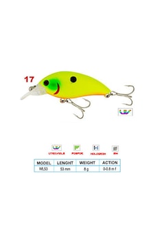 Wily Coupe Cl:17 53mm 8gr 0-0.8m F Standart Wily Coupe Cl:17 53mm 8gr 0-0.8m F Standart
