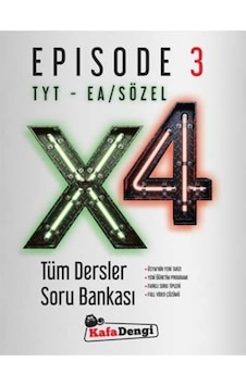 Kafa Dengi Yayınları TYT EA Sözel X 4 Tüm Dersler Soru Bankası Kafa Dengi Yayınları TYT EA Sözel X 4 Tüm Dersler Soru Bankası