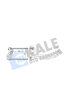 Kalorifer Radyatörü Kale 351685 Renault Megane Iı 2002-2008 Oem 7701209524 Kalorifer Radyatörü Kale 351685 Renault Megane Iı 2002-2008 Oem 7701209524