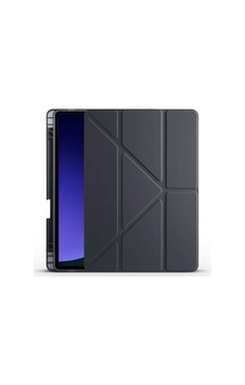 Aksesuarcim S9 Sm-x710 X716b X718u İle Uyumlu Kılıf Silikon Yumuşak Kalem Bölmeli Esnek 4 Farklı Stand Olabilen Tablet Kılıfı Siyah Sku: Zeusb0fhjfczcq Arka Kapak
