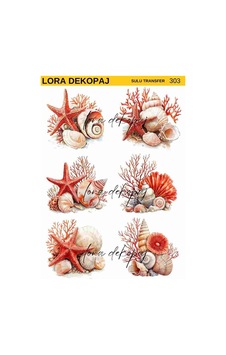 Lora Dekopaj Sulu Transfer Kağıdı - 303 25x35 Cm Lora Dekopaj Sulu Transfer Kağıdı - 303 25x35 Cm