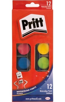 Pritt Sulu Boya 12li Büyük - 2 Adet 12 Renkli