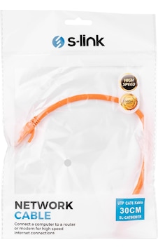 S-lınk Sl-cat6030tr Cat6 Patch 30cm Kablo Turuncu 1923 S-lınk Sl-cat6030tr Cat6 Patch 30cm Kablo Turuncu 1923