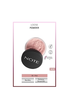 Note Loose Powder 05 Pink Makyaj Sabitleyici Matlaştırıcı Toz Pudra
