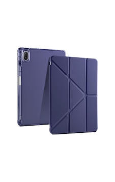 Aksesuarcim Huawei İle Uyumlu Matepad Se 11 Kılıf Silikon Yumuşak Kalem Bölmeli Esnek 4 Farklı Stand Olabilen Tablet Kılıfı Lacivert Sku: Zeusb0fhj8qgkr Arka Kapak