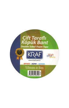 Kraf Çift Taraflı Köpük Bant 15mmx5m Kraf Çift Taraflı Köpük Bant 15mmx5m