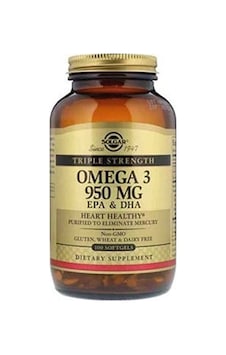 Solgar Triple Strength Omega-3 950 Mg 100 Softgels Solgar Triple Strength Omega-3 950 Mg 100 Softgels