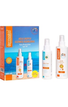 Dermoskin Aile Boyu Güneş Koruyucu Sprey Spf50 200 ML + After Sun 100 ML Dermoskin Aile Boyu Güneş Koruyucu Sprey Spf50 200 ML + After Sun 100 ML