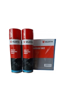 Araç Iç Temizleme Köpük 500 Ml 2 Li Bez Araç Iç Temizleme Köpük 500 Ml 2 Li Bez