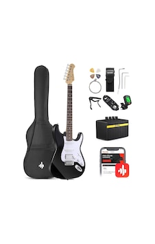 Donner Dst-100b Elektro Gitar Seti Siyah