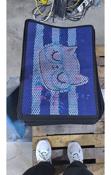 Kedi Desenli Kedi Tuvaleti Önü Elekli Paspas Çift Katmanlı Kum Tutucu Kaymaz Mat Kedi Kumu Paspası Pembe Kedi Desenli Kedi Tuvaleti Önü Elekli Paspas Çift Katmanlı Kum Tutucu Kaymaz Mat Kedi Kumu Paspası Pembe