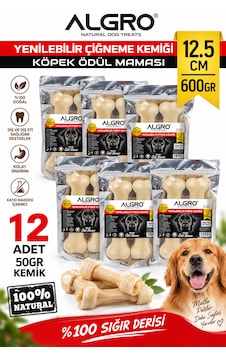 Doğal Ödül Kemiği %100 Sığır Derisi 12,5 Cm 50 Gr. X 12 Adet Yenilebilir Çiğneme Kemiği Doğal Ödül Kemiği %100 Sığır Derisi 12,5 Cm 50 Gr. X 12 Adet Yenilebilir Çiğneme Kemiği