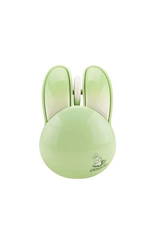 Kablosuz Pıllı Mouse Yesıl Tavsan Mou-6003-y