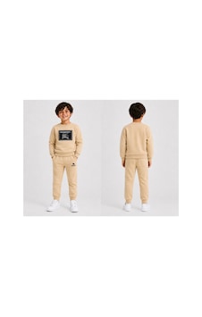 Mavi Boncukk Çocuk Sweatshirt Eşofman Takımı Krem Mavi Boncukk Çocuk Sweatshirt Eşofman Takımı Krem