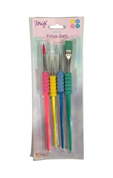 Maxx Renkli Fırça Seti 4lü Mx-2110