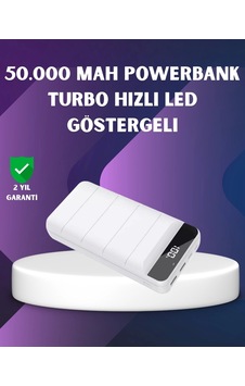50000mah Yüksek Kapasiteli Powerbank Hızlı Şarj Ve Led Ekranlı Çok Renkli 50000mah Yüksek Kapasiteli Powerbank Hızlı Şarj Ve Led Ekranlı Çok Renkli