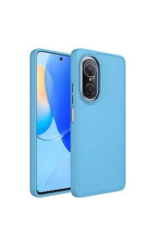 Zore Huawei Nova 9 Se Kılıf Metal Çerçeve Ve Buton Tasarımlı Silikon Omsy Luna Kapak - Sierra Mavi Zore Huawei Nova 9 Se Kılıf Metal Çerçeve Ve Buton Tasarımlı Silikon Omsy Luna Kapak - Sierra Mavi