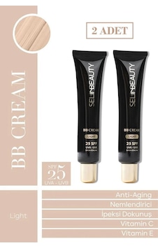Selin Beauty BB Cream SPF25 Light 2 x 40 ML Selin Beauty BB Cream SPF25 Light 2 x 40 ML