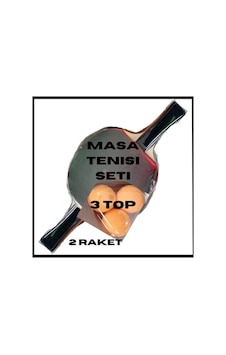 Uyguna-yakala 2 Raket + 3 Top Masa Tenisi Seti-mlz.349 Uyguna-yakala 2 Raket + 3 Top Masa Tenisi Seti-mlz.349