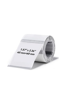 Nıımbot T40 Etiket 40mm X 60mm 125 Adet Şeffaf B1,b21s,b3s