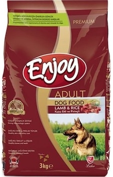 Enjoy Kuzu Etli ve Pirinçli Yetişkin Köpek Maması 3 KG Enjoy Kuzu Etli ve Pirinçli Yetişkin Köpek Maması 3 KG