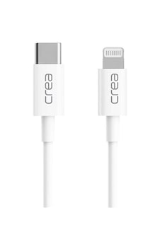 Crea GC-81 PD20W Type-C To Lighting Quick Charge Data Kablo Beyaz Crea GC-81 PD20W Type-C To Lighting Quick Charge Data Kablo Beyaz