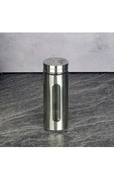 Konak Züccaciye Metal Kaplama Cam Baharatlık / Tuzluk 14cm