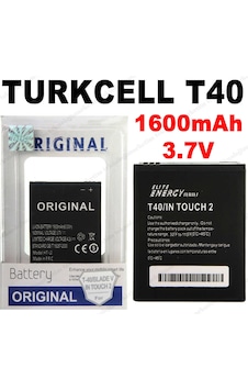 Turkcell T40 Batarya Pil 1600 Mah Turkcell T40 Batarya Pil 1600 Mah