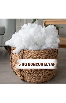 5 KG %100 BONCUK ELYAF YASTIK YORGAN OYUNCAK MALZEMESİ 5 KG %100 BONCUK ELYAF YASTIK YORGAN OYUNCAK MALZEMESİ