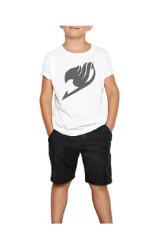 Zepplin Giyim Fairy Tail Logo Beyaz Çocuk Tişört Zepplin Giyim Fairy Tail Logo Beyaz Çocuk Tişört