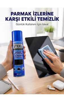 Mey İthalat İz Bırakmadan Etkili Ekran Temizliği Sağlayan Sprey Mey İthalat İz Bırakmadan Etkili Ekran Temizliği Sağlayan Sprey