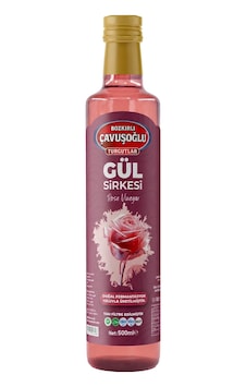 Bozkırlı Çavuşoğlu Gül Sirkesi Doğal Fermantasyon 500 ML Bozkırlı Çavuşoğlu Gül Sirkesi Doğal Fermantasyon 500 ML