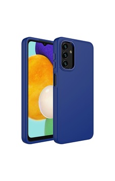 Galaxy A04 Kılıf Metal Çerçeve Ve Buton Tasarımlı Silikon Zore Luna Kapak Lacivert Galaxy A04 Kılıf Metal Çerçeve Ve Buton Tasarımlı Silikon Zore Luna Kapak Lacivert