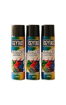 200 Ml Siyah Sprey Boya Renkli
