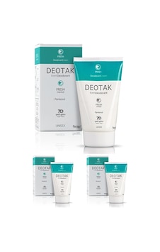 Deotak Fresh Unisex Krem Deodorant 35 ML x 3 Deotak Fresh Unisex Krem Deodorant 35 ML x 3