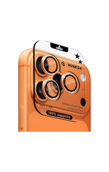 Minesk iPhone 17 Pro / 17 Pro / 16 Pro / 16 Pro İle Uyumlu%100 Gerçek Safir Cam Cihazın Kendi Lensleri İle Aynı Kalitede Lens Koruyucu Kamera Camı Kozmik Turuncu Sku: Zeus8690010063885 - Minesk iPhone 17 Pro / 17 Pro / 16 Pro / 16 Pro İle Uyumlu%100 Gerçek Safir Cam Cihazın Kendi Lensleri İle Aynı Kalitede Lens Koruyucu Kamera Camı Kozmik Turuncu Sku: Zeus8690010063885 -