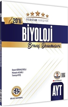 Ayt Biyoloji Yıldızlar Yarışıyor 20 Li Branş Denemesi Bilgi Sarmal