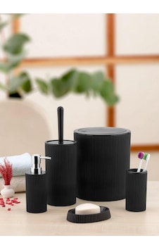 5 Parça Lüx Banyo Seti - Yuvarlak Pratik Kapak Çöp Kovası Diş Fırçalık Sabunluk Tuvalet Fırça Seti Mor 5 Parça Lüx Banyo Seti - Yuvarlak Pratik Kapak Çöp Kovası Diş Fırçalık Sabunluk Tuvalet Fırça Seti Mor