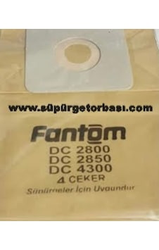 Fantom Dc 2800 Süpürge Toz Torbası Fantom Dc 2800 Süpürge Toz Torbası