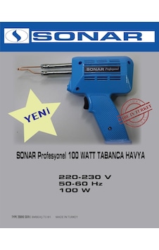 Sonar Profesyonel 100 W Tabanca Lehim Havyası Sonar Profesyonel 100 W Tabanca Lehim Havyası