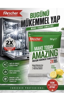 Forscher Professional Make Today Amazing: Bulaşık Makinenizin Gücünü Geri Kazanın 50g