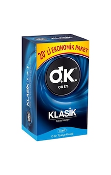Okey Klasik Prezervatif 20'li