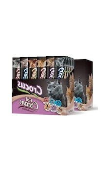Multıpack 6 Çeşit Kedi Krema Ödülü 900 Gr 60x15 Gr Multıpack 6 Çeşit Kedi Krema Ödülü 900 Gr 60x15 Gr