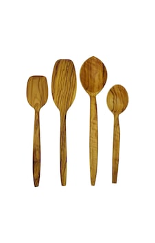 doğal zeytin el yapımı  kaşık seti , tahta kaşık , spatula , ahşa