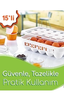 15 Bölmeli Yumurta Kabı Royaleks-ak680 Çok Renkli 15 Bölmeli Yumurta Kabı Royaleks-ak680 Çok Renkli