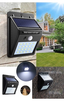 Güneş Enerjili Sokak Lambası Solar Bahçe Armatürü Aydınlatması Dış Mekan Işık 20 Led Güneş Enerjili Sokak Lambası Solar Bahçe Armatürü Aydınlatması Dış Mekan Işık 20 Led
