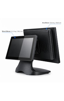 Quatronic P156-d 5n 15.6" Dokunmatik Çift Ekran İ5 5.nesil 8gb Ram 256gb Ssd Pos Pc Quatronic P156-d 5n 15.6" Dokunmatik Çift Ekran İ5 5.nesil 8gb Ram 256gb Ssd Pos Pc