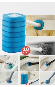 Köpüren Yedek Sünger Kul10 Adetlan At - Mekanızma Dahil Değildir Mavi