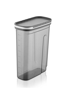 Poli Sürgülü Erzak Kabı 2,7 Litre Gri Poli Sürgülü Erzak Kabı 2,7 Litre Gri